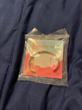 Alex and Ani Silver Open Cuff Bracelet